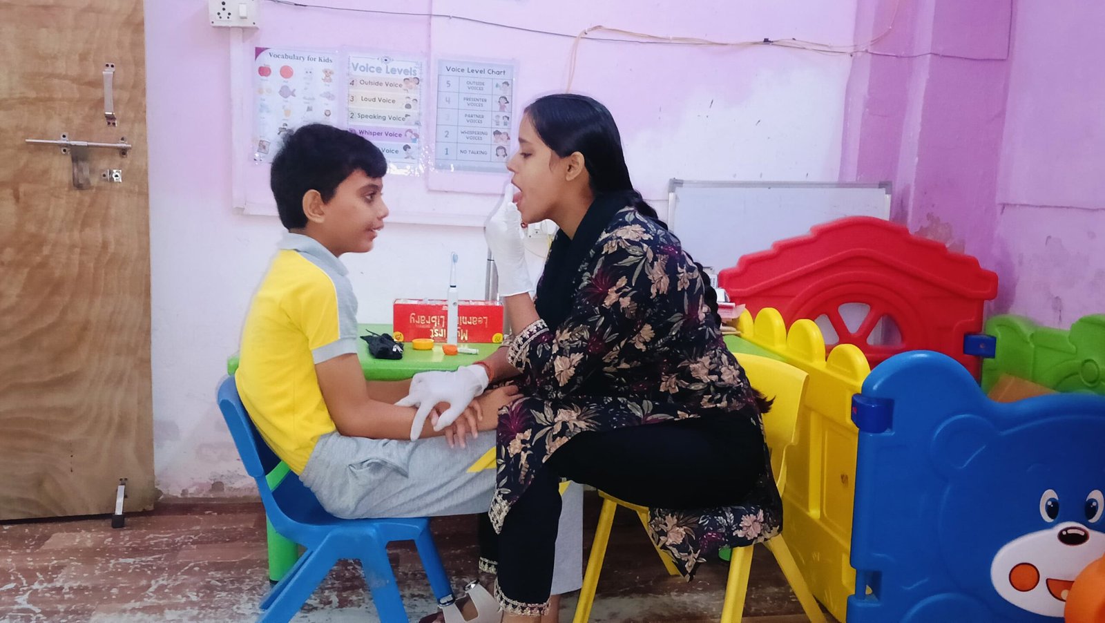 Speech therapy activity